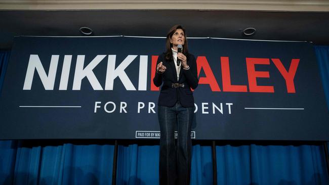 Nikki Haley wins over Washington Republicans. Picture: John Tully/Getty Images/AFP