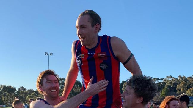 Sam Dunstan remains a big goalkicker for Hepburn. Photo: Supplied.