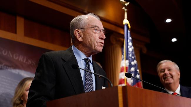 Senate president pro-tempore Chuck Grassley. Picture: Getty Images