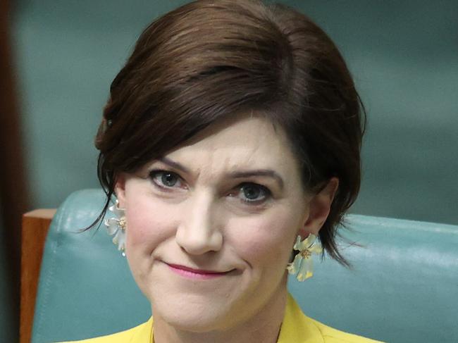 CANBERRA, AUSTRALIA NewsWire Photos MARCH 18 2021: Nicolle Flint during Question Time in the House of Representatives in Parliament House in Canberra.Picture: NCA NewsWire / Gary Ramage