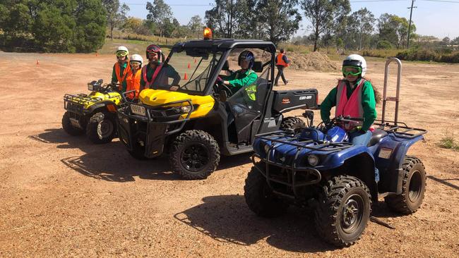 Maclean High School students took part in a quad biking course last week.