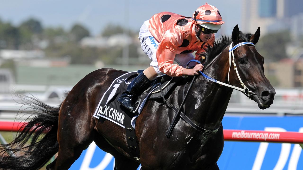 Flemington. Australia Cup Day. Black Caviar, with Luke Nolen onboard, wins 10 straight after blitzing in the Newmarket Handicap.