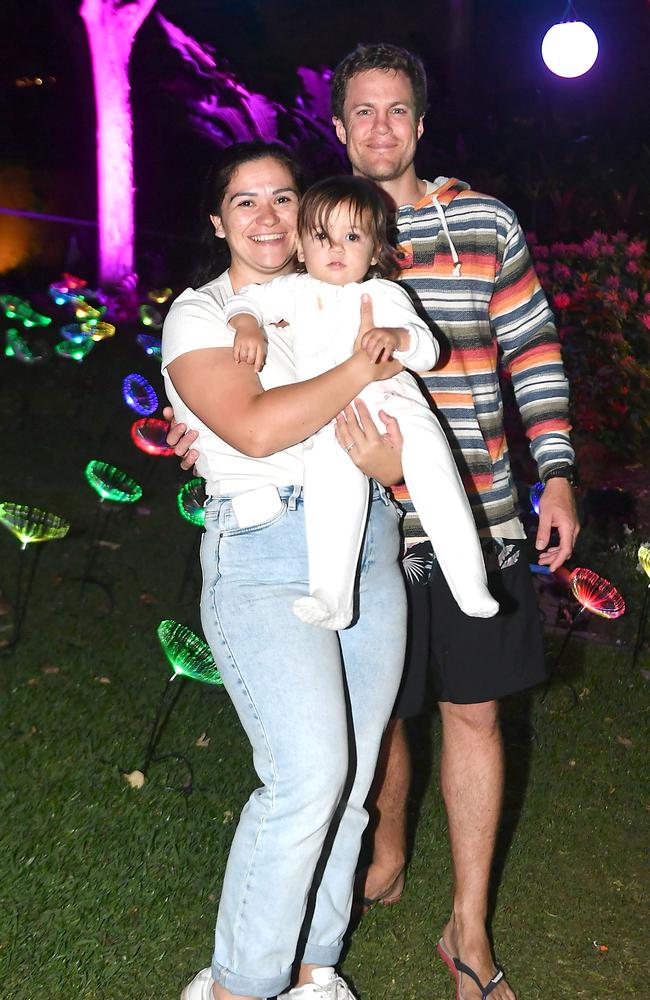 Liam, Ranui and Marnie Hastings. Picture, John Gass