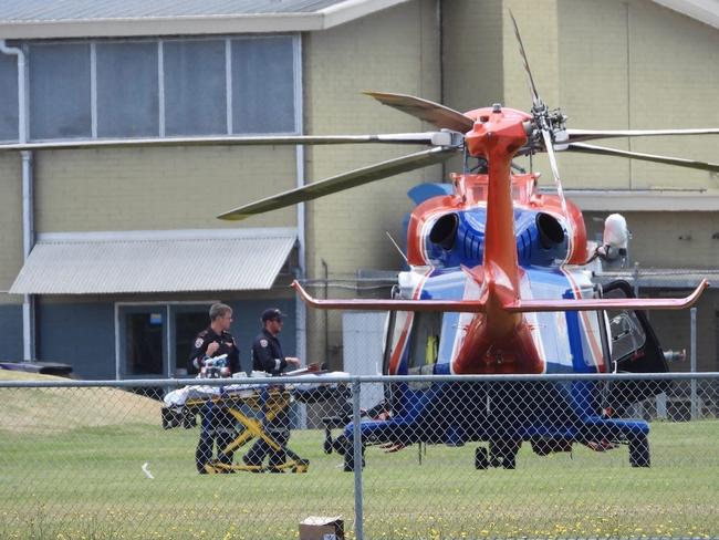 The young girl, who was flown to the Royal Children’s Hospital on Tuesday afternoon, remains in a critical condition. Picture: Facebook/LVI&amp;CA