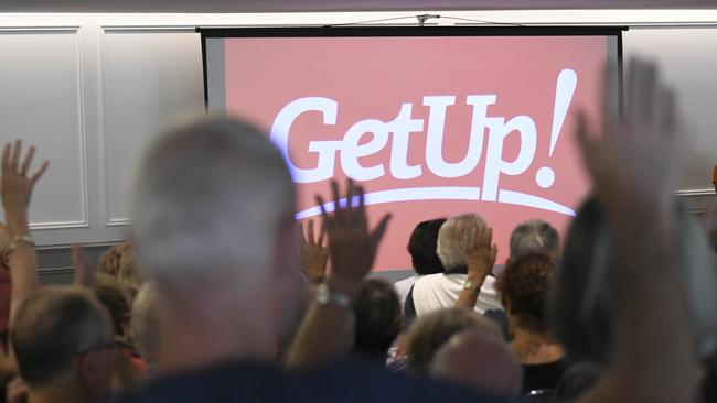 GetUp! volunteers’ tactics have been revealed in a secret leaked handbook. File image