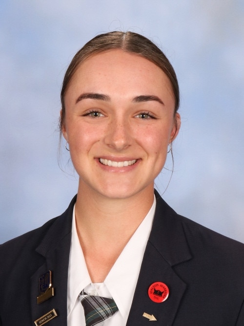 Ashlee Hildebrandt has been announced as one of two high achievers at Tamborine Mountain College for 2023. Picture: Supplied