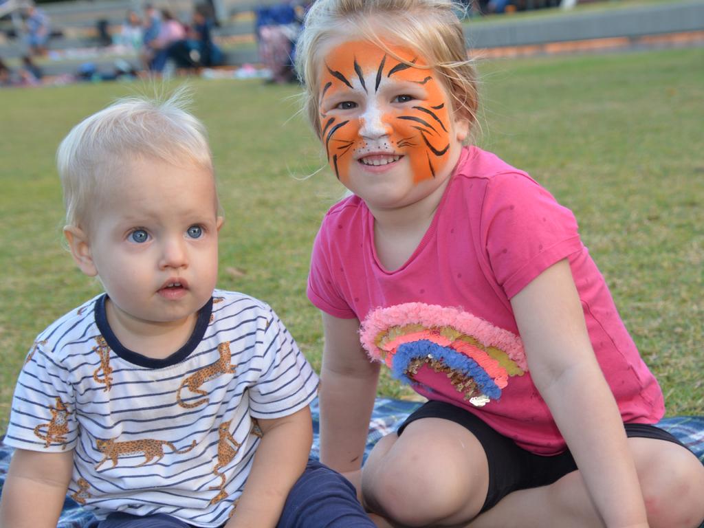 Cameron and Lucy Grigg at the Big Talk One Fire Event on September 16 at Munro Martin Parklands. Picture: Bronwyn Farr