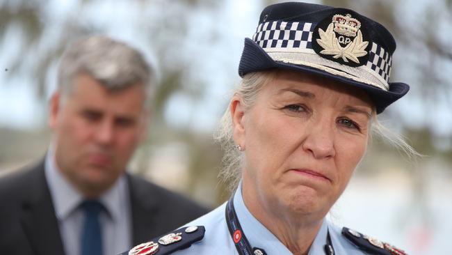 Police Commissioner Katarina Carroll has defended the police officers involved in the shooting. Picture Glenn Hampson