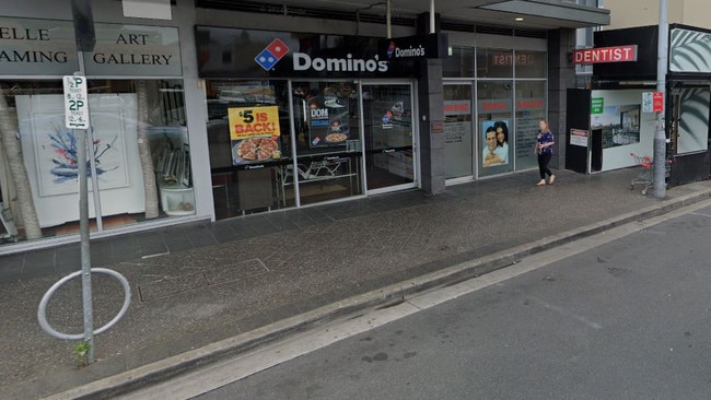 The Domino’s Bondi Junction outlet, which Shane Partridge visited. Picture: Google Maps