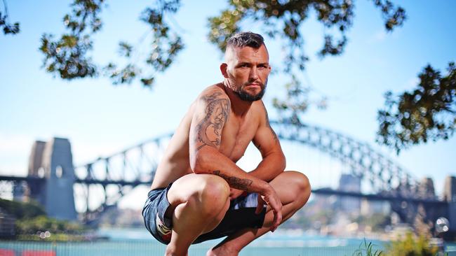 Aussie UFC fighter Damien Brown.