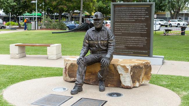 The Moranbah Miners Memorial. Picture: Daryl Wright