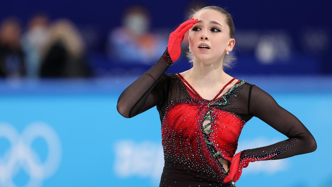 Kamila Valieva of Team ROC. Photo by Lintao Zhang/Getty Images