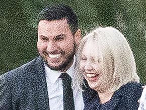 Salim Mehajer pictured leaving Silverwater Jail picked up by his lawyer Zali Burrows and two other men one who may be his father. Salim Mehajer is being released from Silverwater Jail on bail, Silverwater NSW, Australia, 4 April 2018. Picture by Damian Shaw