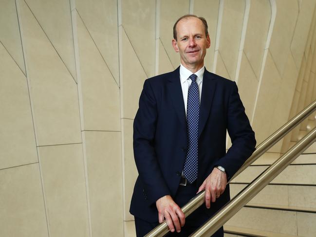 1/5/19: ANZ CEO Shayne Elliott. ANZ is releasing it's half year earnings. John Feder/The Australian.