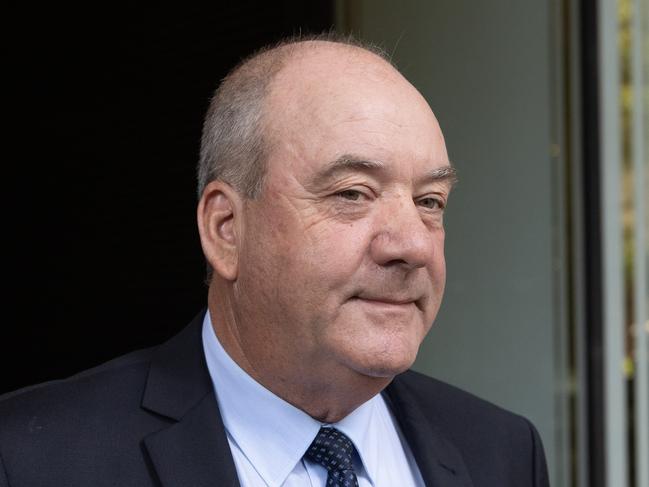 SYDNEY, AUSTRALIA - NewsWire Photos, February 7th, 2022: Former NSW Liberal MP Daryl Maguire outside the Downing Centre court today. Picture: NCA NewsWire / Brendan Read. Picture: NCA NewsWire / Brendan Read