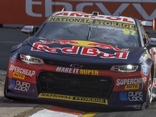 2022 Champion Shane van Gisbergen wins the first race of the 2023 season at the 2023 Thrifty Newcastle 500, Event 1 of the Repco Supercars Championship, Newcastle Street Circuit, Newcastle, New South Wales, Australia. 11 Mar, 2023.