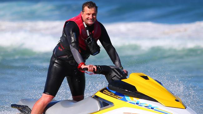 Steve Downman combines lifeguarding duties with managing staff from Freshwater to North Narrabeen beaches