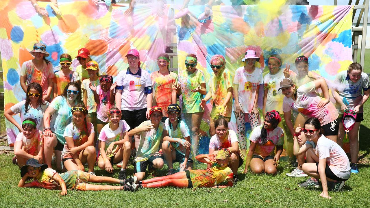 Queensland Cricket Colour Blast school holiday match at Griffiths Park ...