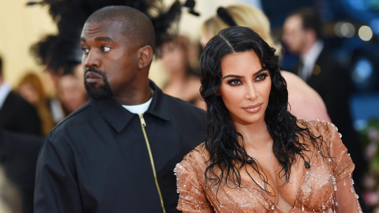 Kim Kardashian West and Kanye West at the 2019 Met Gala. Picture: Dimitrios Kambouris/Getty Images