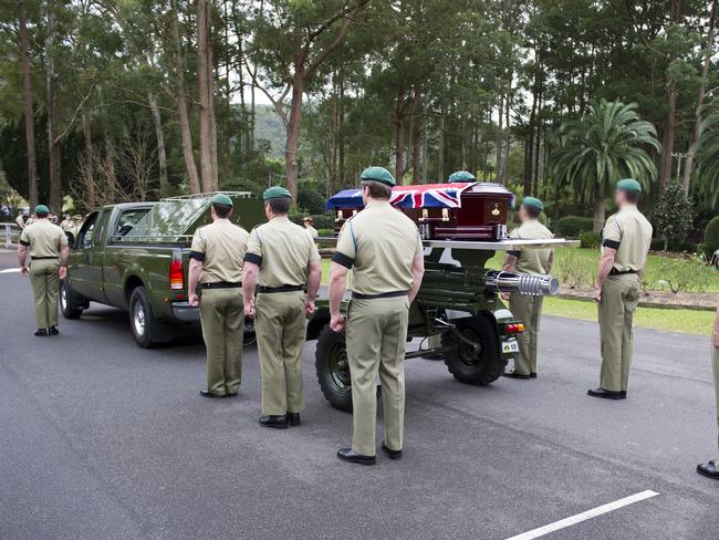 Prime Minister Tony Abbott Joins 450 Mourners To Farewell Lance Corporal Todd Chidgey