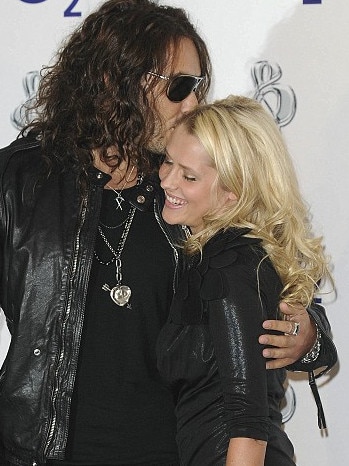 Russell Brand and Teresa Palmer in 2008.