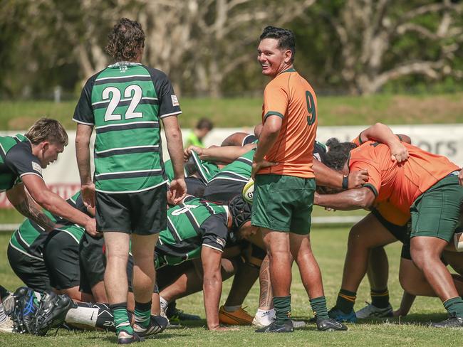 Surfers Paradise Dolphins host Queensland Premier Rugby club Sunnybank at Broadbeach Waters. Picture:Glenn Campbell