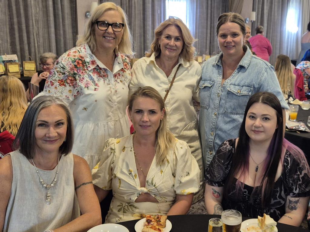 Back - Teresa Hope, Kristen Weir, Tennille Olsen, Front, Tanya Bishop, Maren Orum Bjerkeness and Taylor Menti