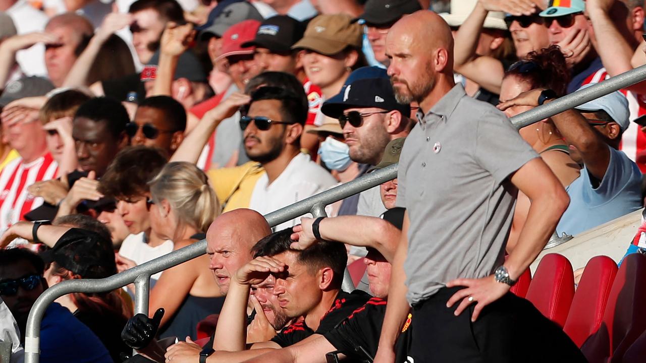 Manchester United's manager Erik ten Hag.  Picture: Ian Kington