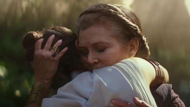 The late Carrie Fisher lives on as General Leia Organa in Star Wars: The Rise of Skywalker. Picture: Disney/Lucasfilm