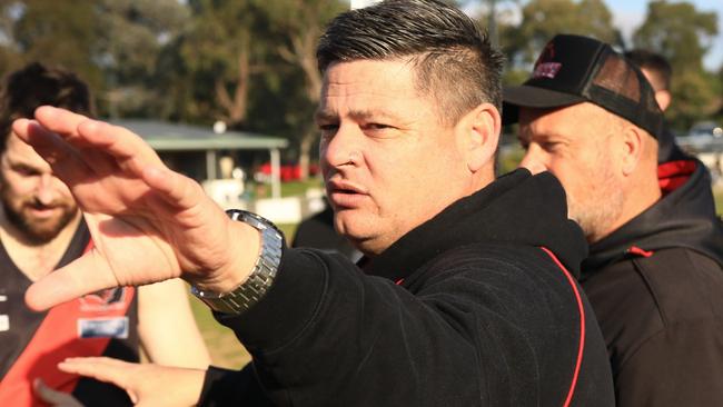 EFNL 2024: Kilsyth mentor Simon Caldwell has won just twice at Forest Hill in 15 years of coaching. Picture: Davis Harrigan