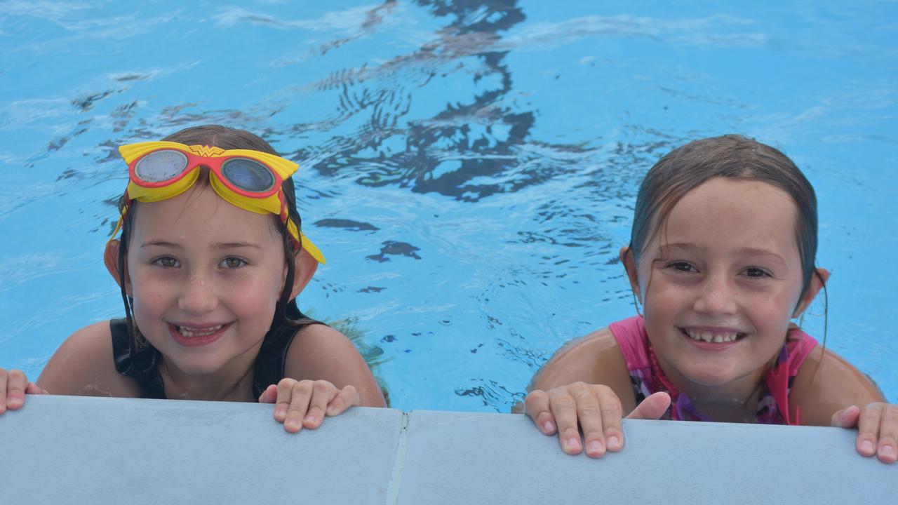 PARTY TIME: There were plenty of splatters and splashes at Dalby's pool party on Saturday afternoon.
