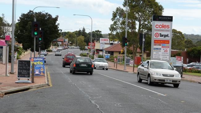 Main Road, McLaren Vale, pictured in 2015, is in line for a significant revamp. Picture Campbell Brodie.