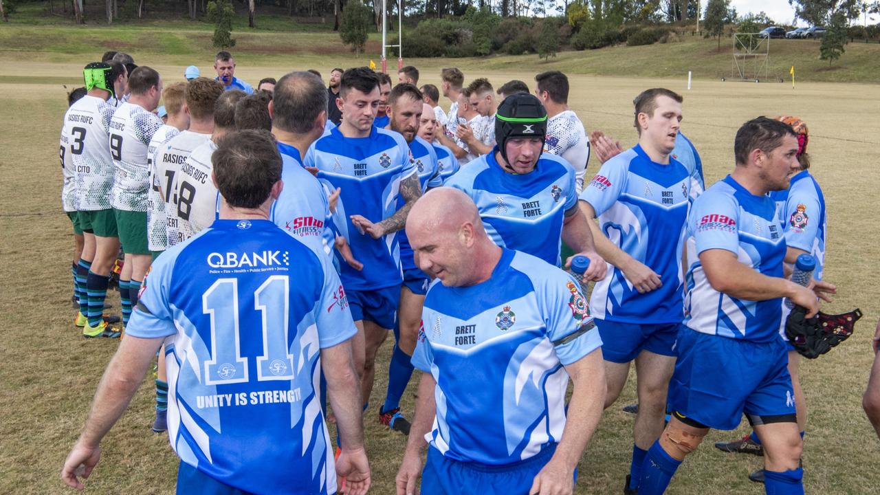 Brett Forte Super 10s Memorial Rugby Challenge. QPS vs The Army. Saturday, August 14, 2021. Picture: Nev Madsen.