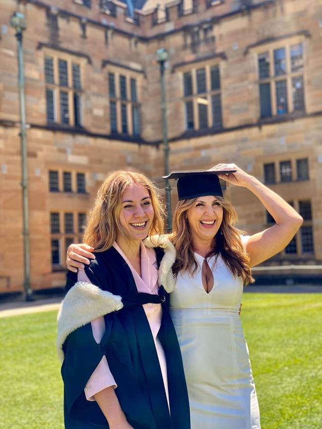 Graduation day, a decade into remission.