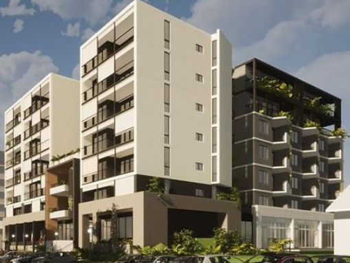 Artists impression of Brisbane Water Legacy’s seniors housing development on the Gosford waterfront.