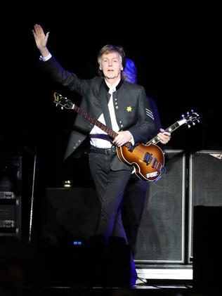 Paul McCartney brought the hits in Sydney. Picture: David Swift.