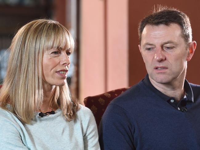 Kate and Gerry McCann have reportedly followed the Cleo Smith case. Picture: AFP