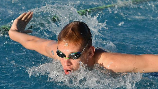 Rocco Zikarsky during his junior swimming days. Picture: Patrick Woods/Sunshine Coast Daily.