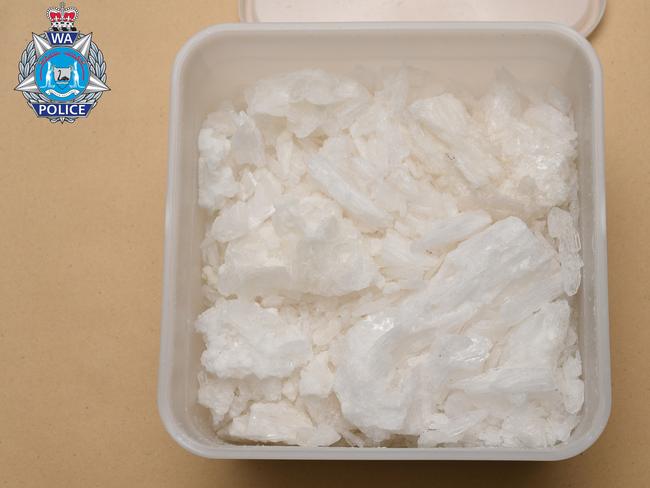 Police allegedly found 1kg of methylamphetamine.