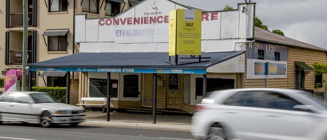 Queen St Convenience Store is back on the market after selling in 2016. The iconic store, which is more than 100 years old, was slated for student accommodation but the owner has abandoned those plans. Picture: Jerad Williams