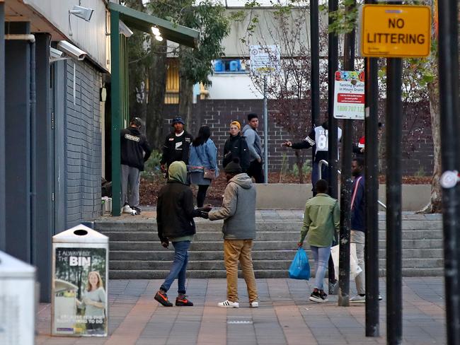 Juvenile crime in hot spot areas like Mount Druitt, Tregear and Blacktown is causing locals and business owners to be fearful of life after dark. Picture: Toby Zerna