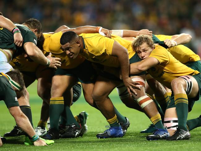 Australia’s scrum was not up to scratch.