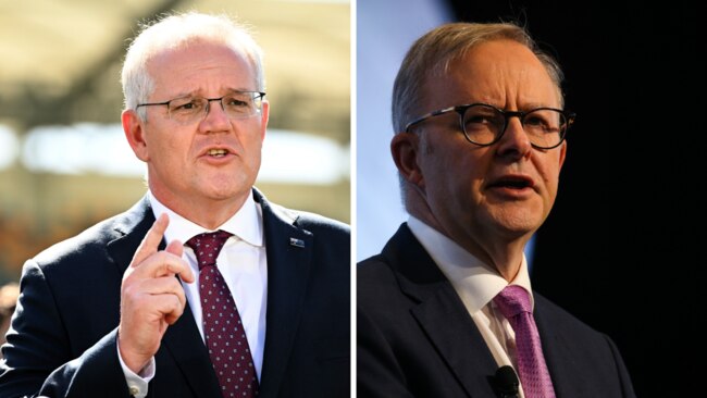 One date in May will decide whether Scott Morrison and Anthony Albanese will take the top job. Picture: Dan Peled/NCA Newswire, Gaye Gerard/NCA Newswire