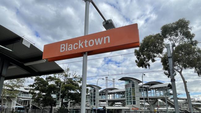 Police made the arrest at Blacktown train station.