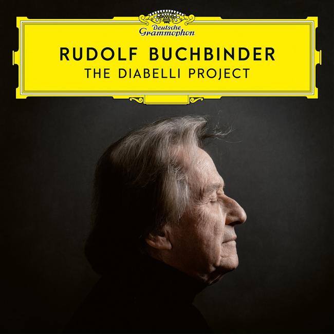 Album artwork for Rudolf Buchbinder's March 2020 release The Diabelli Project.