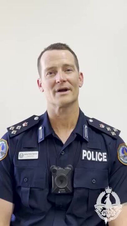 NT Police Southern Commander James Gray-Spence gives Op Ludlow update