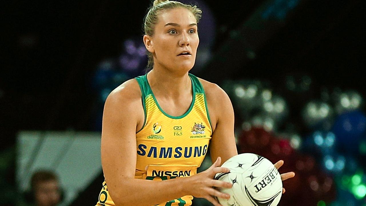 Bruce has taken over the defensive mantle for the Diamonds from retired stars Laura Geitz and Sharni Layton.