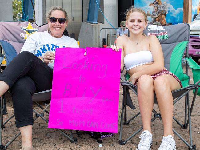 SYDNEY, AUSTRALIA - Daily Telegraph Photos February 26, 2024: Shayne and Laura at Taylor Swift's The Eras Tour concert held at Accor Stadium in Sydney. Picture: Christian Gilles