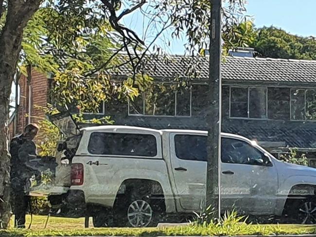 Police raided a house on Caloundra Street, Landsborough, on June 5.