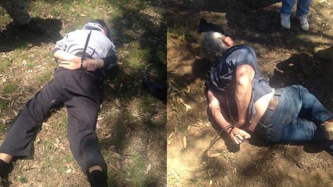 Police arrested Gino and Mark Stocco at a property near Dunedoo in the state’s central west yesterday.